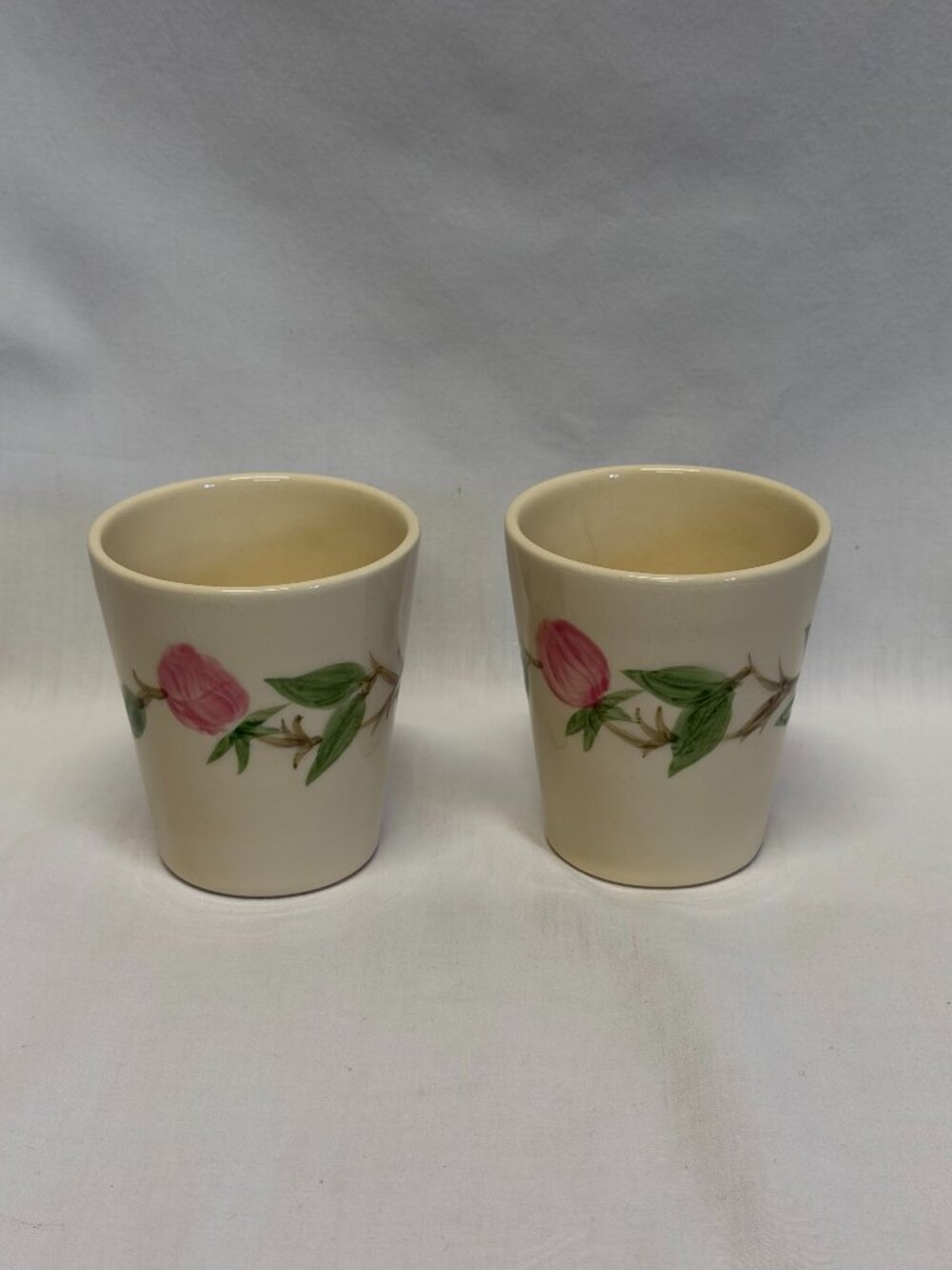 Desert Rose by Franciscan Tumbler Juice Cups Vintage X7